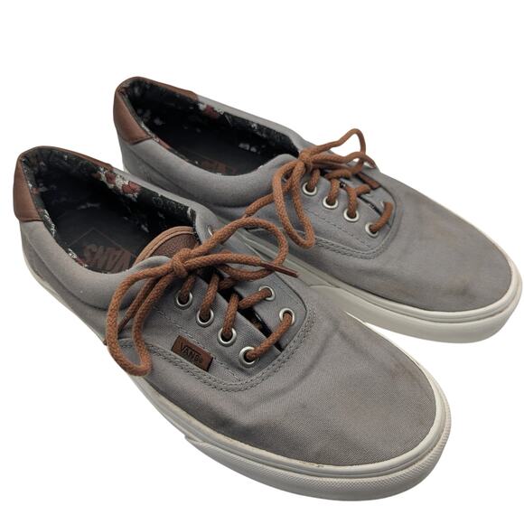 Vans Other - Vans Era 59 Samurai Warrior Gray Brown Leather Skater Fashion Sneakers 9/10.5